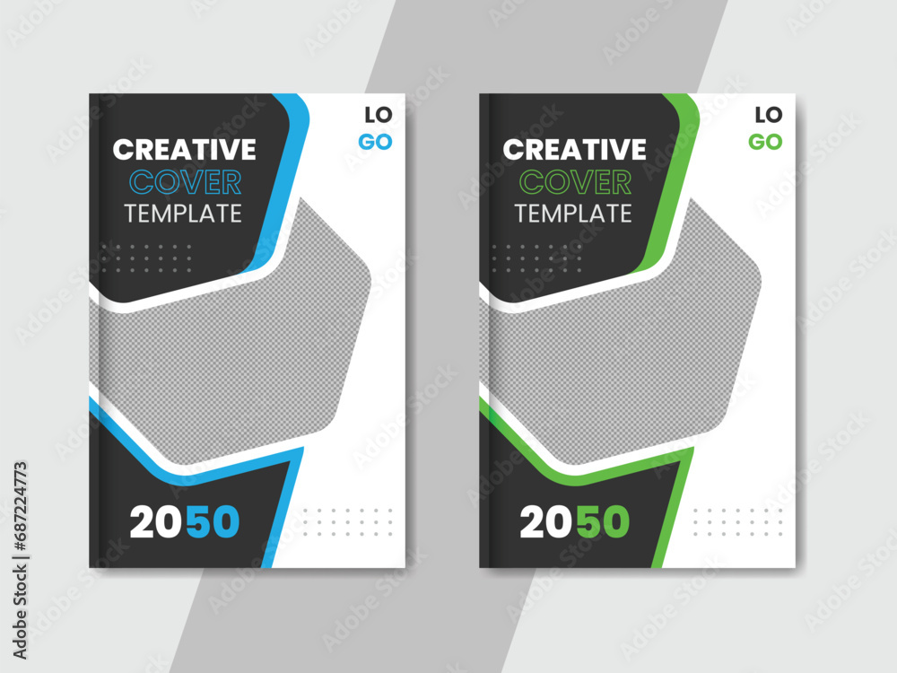 Obraz premium Creative and minimal book cover design for any business agency 