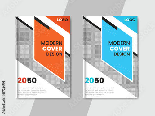 corporate and modern book cover design for any business