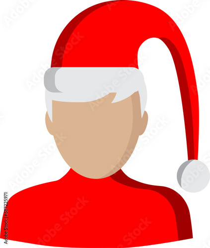 santa claus people icon