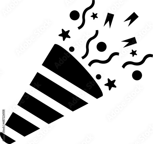 Trumpet with Confetti