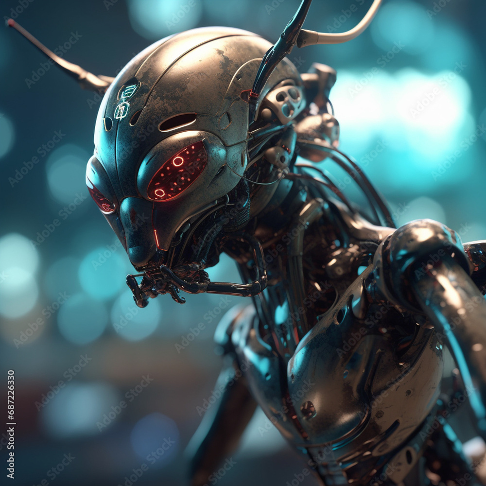 Fototapeta premium インセクト・アンドロイド