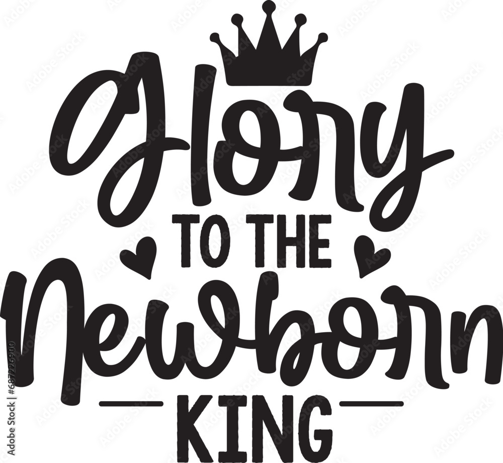 Obraz premium Glory to the NewBorn King
