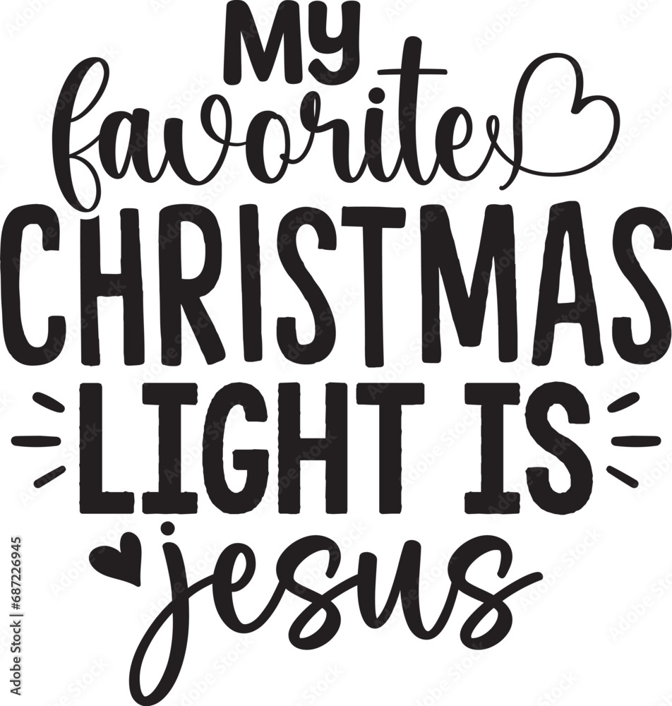 My Favorite Christmas Light is Jesus