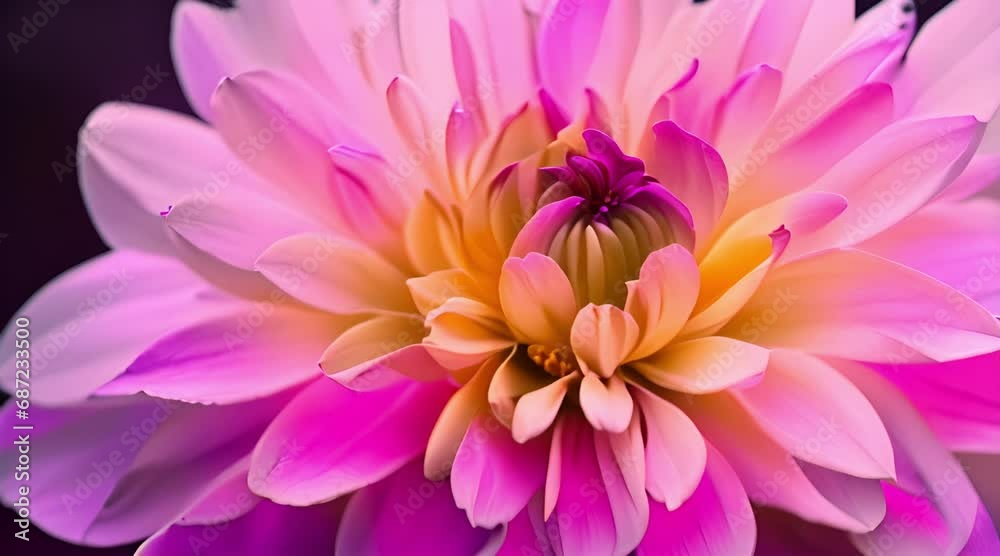 When the beautiful dahlia flowers open When the beautiful dahlia flowers open