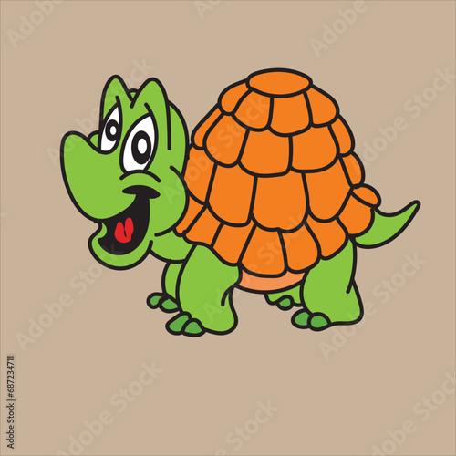 Vector cut Turtle