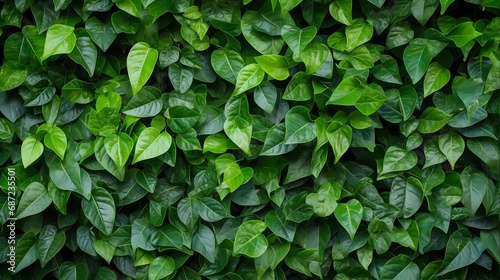 Green leaves background and  texture background, Generative AI illustrations.