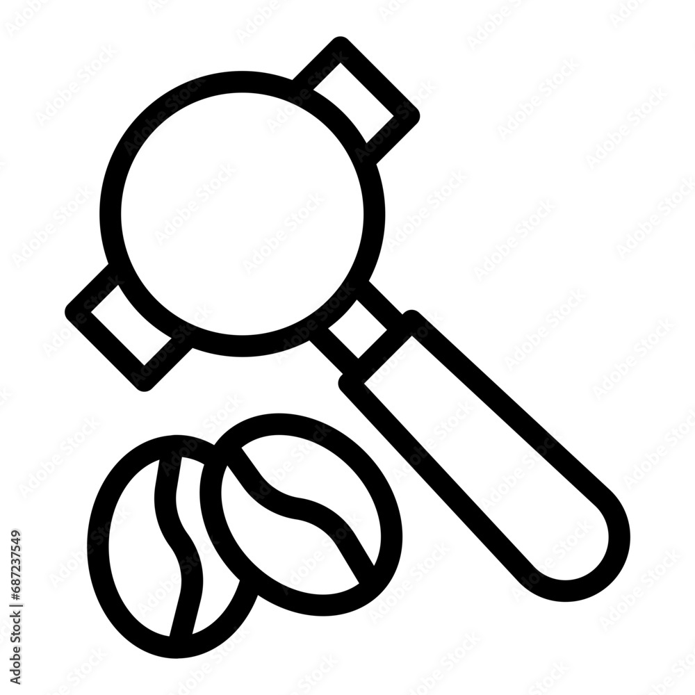 coffee shop line icon