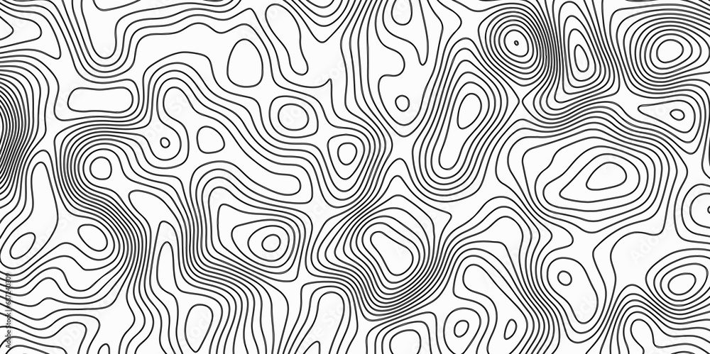 Topographic Map in Contour Line Light topographic topo contour map Vector halftone background Natural printing illustrations of maps Abstract Geometric background..