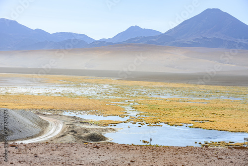 Mina de ferro e cobre abandonada no deserto do Atacama. photo