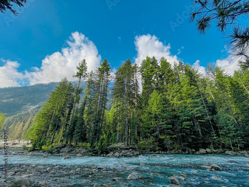 Kumrat River in the Kumrat forest photo
