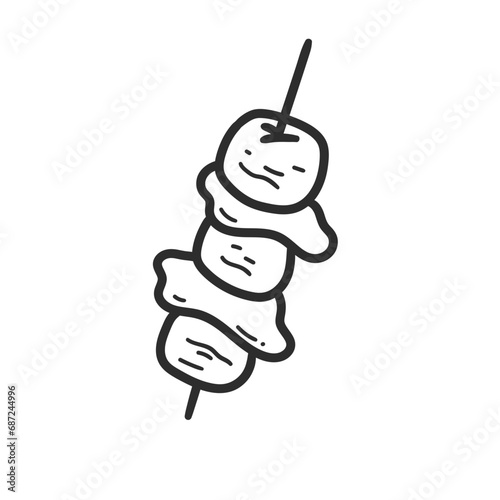 Bushcraft, Hiking, Camping - Symbol. Vector
