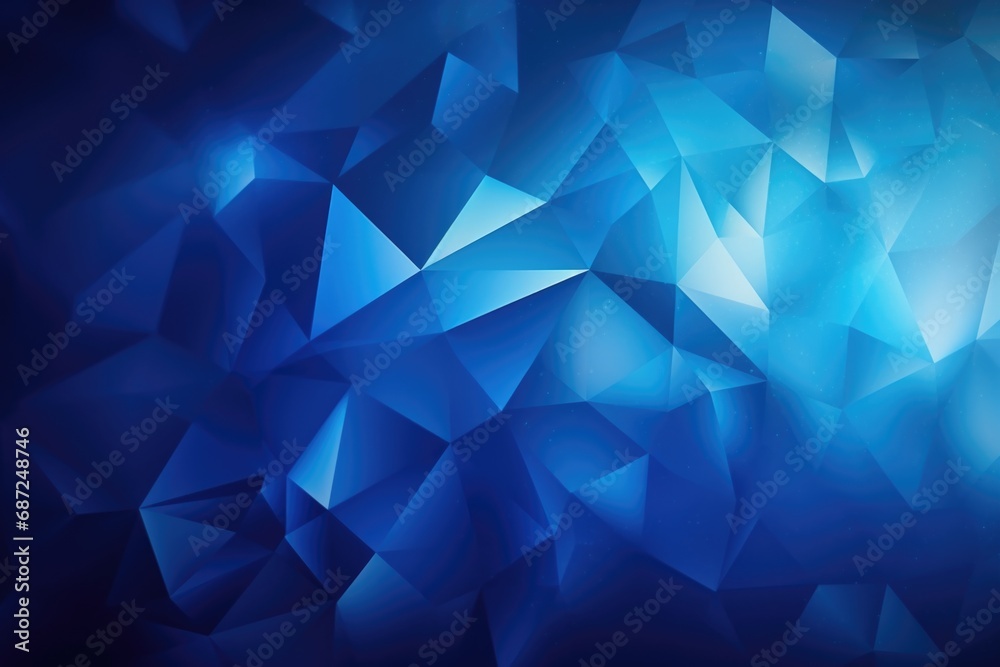 A blue abstract background featuring an arrangement of triangles. Suitable for various design projects A blue abstract background featuring an arrangement of triangles. Suitable for various design projects