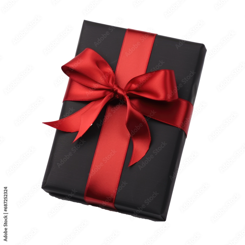 black gift box red bow black gift box red bow