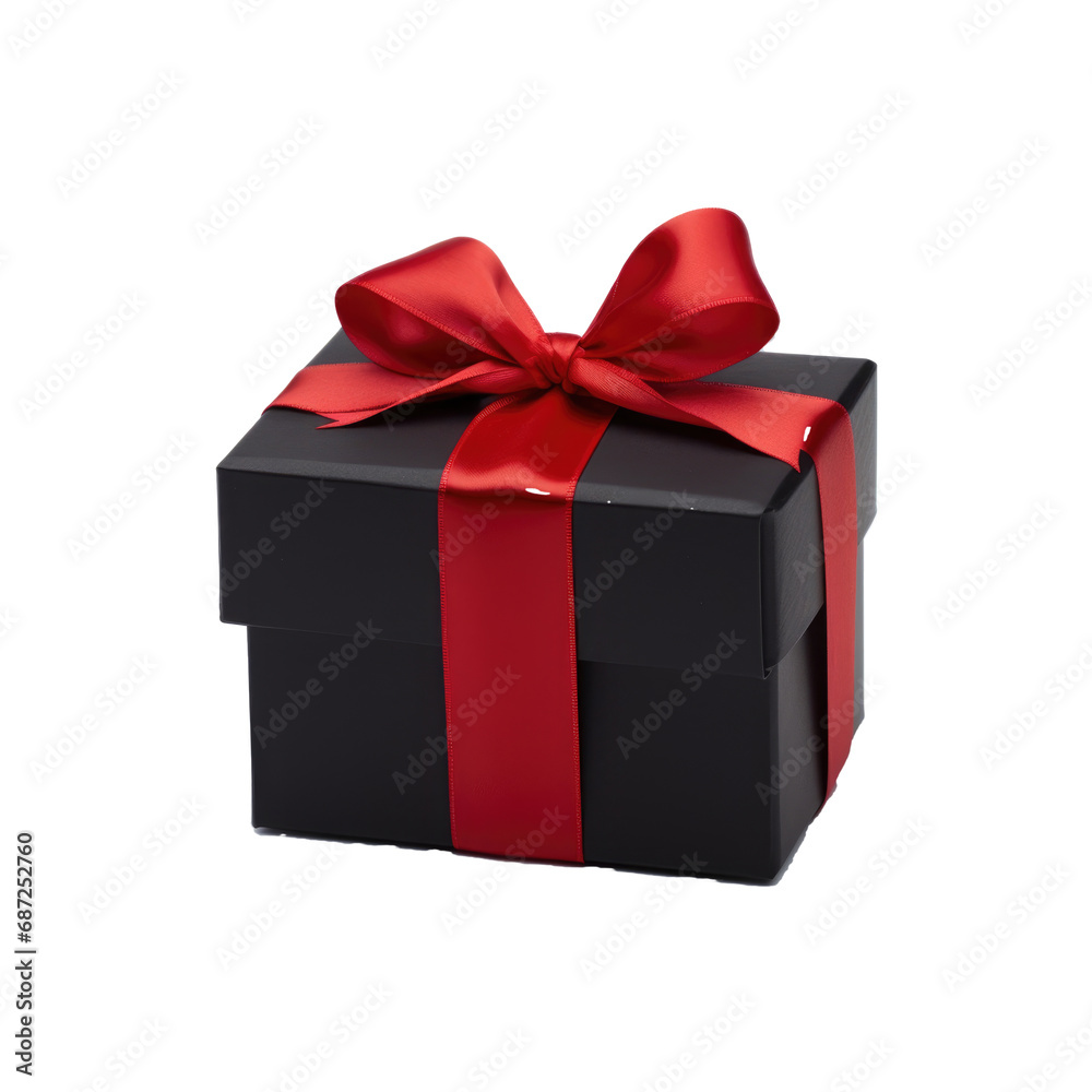 black gift box red bow black gift box red bow