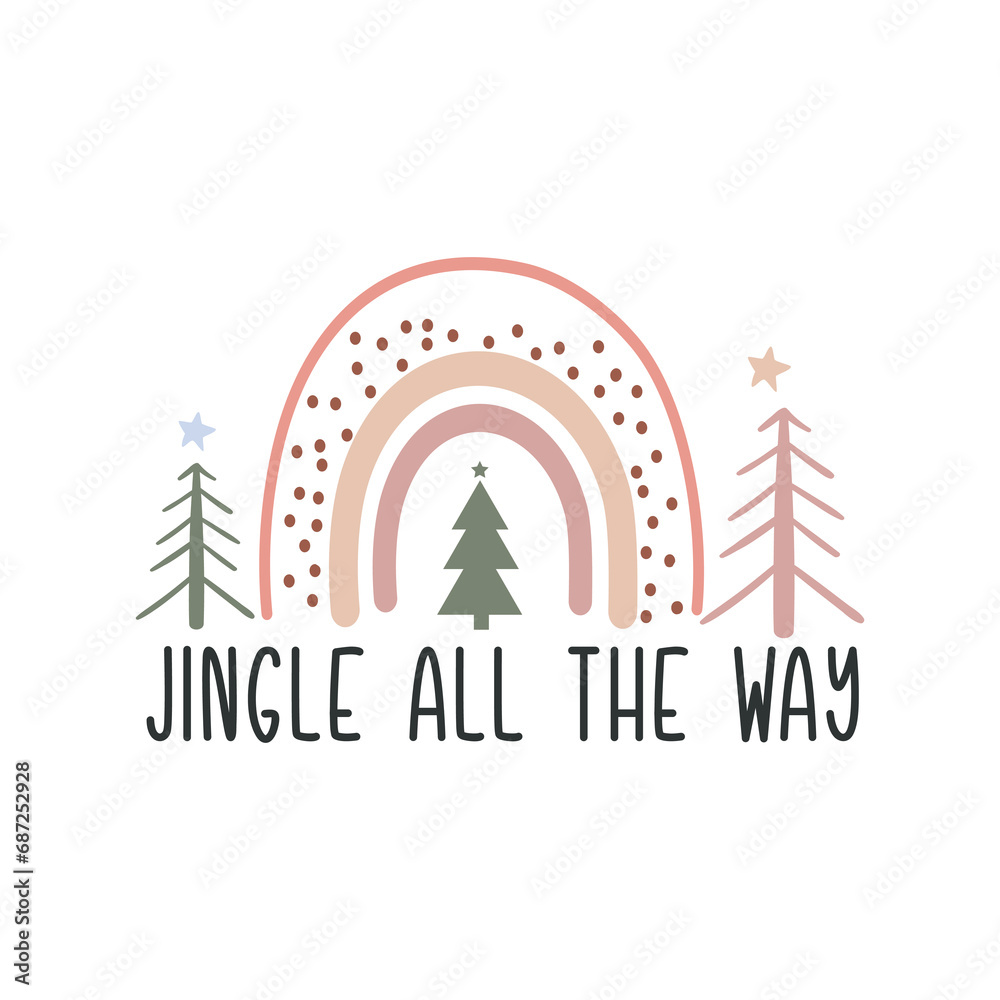 Boho Christmas SVG PNG, Christmas SVG Design, Boho Christmas Tree SVG PNG, Jingle all the way Boho Christmas SVG PNG, Christmas SVG Design, Boho Christmas Tree SVG PNG, Jingle all the way