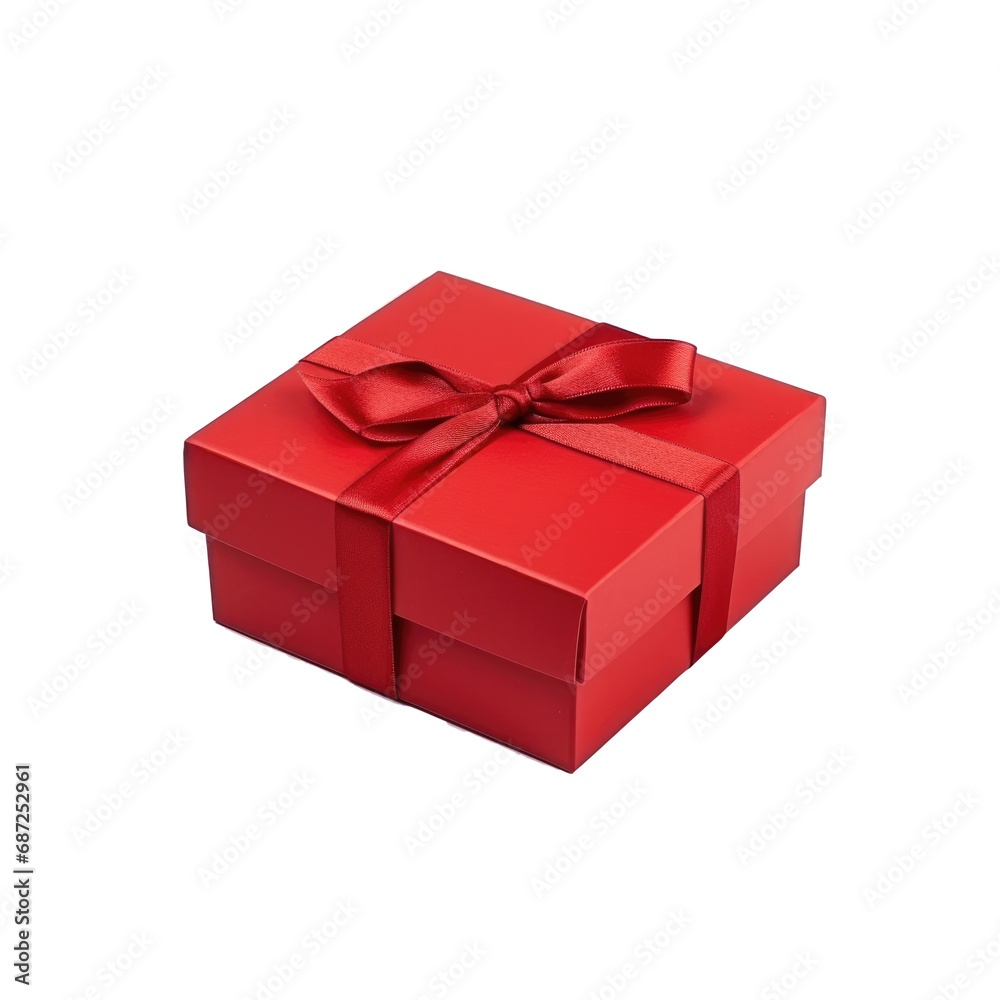 Obraz premium red gift box