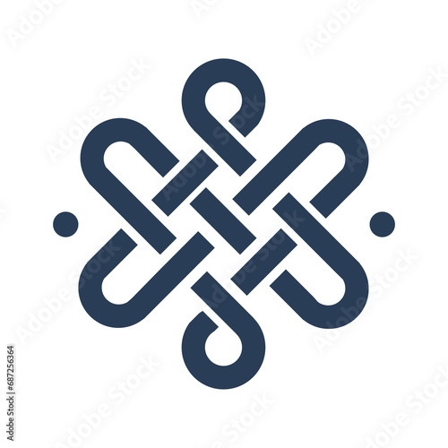 A simple Celtic weave sign
