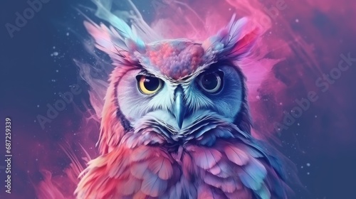 Close-up Portrait of an Owl - Wildlife Photography