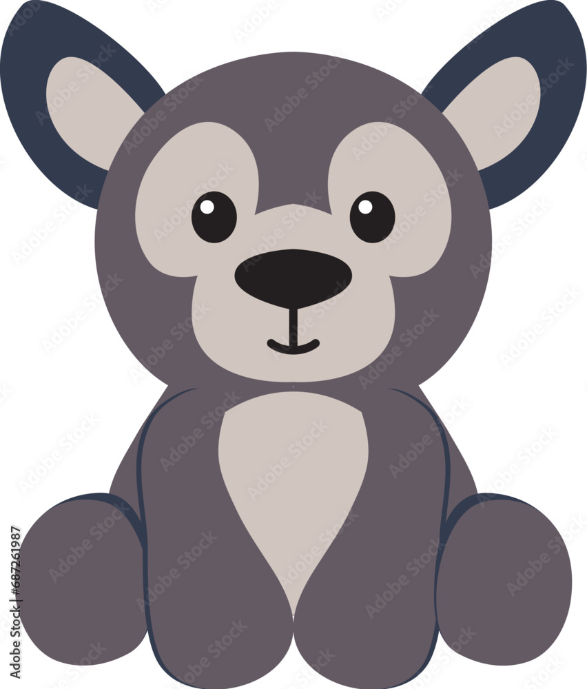 Obraz premium vector dog toy. funny cartoon of animal dog