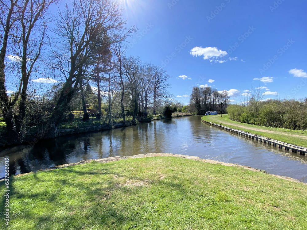 A view of the Shropshire Union Canal at Whitchurch A view of the Shropshire Union Canal at Whitchurch