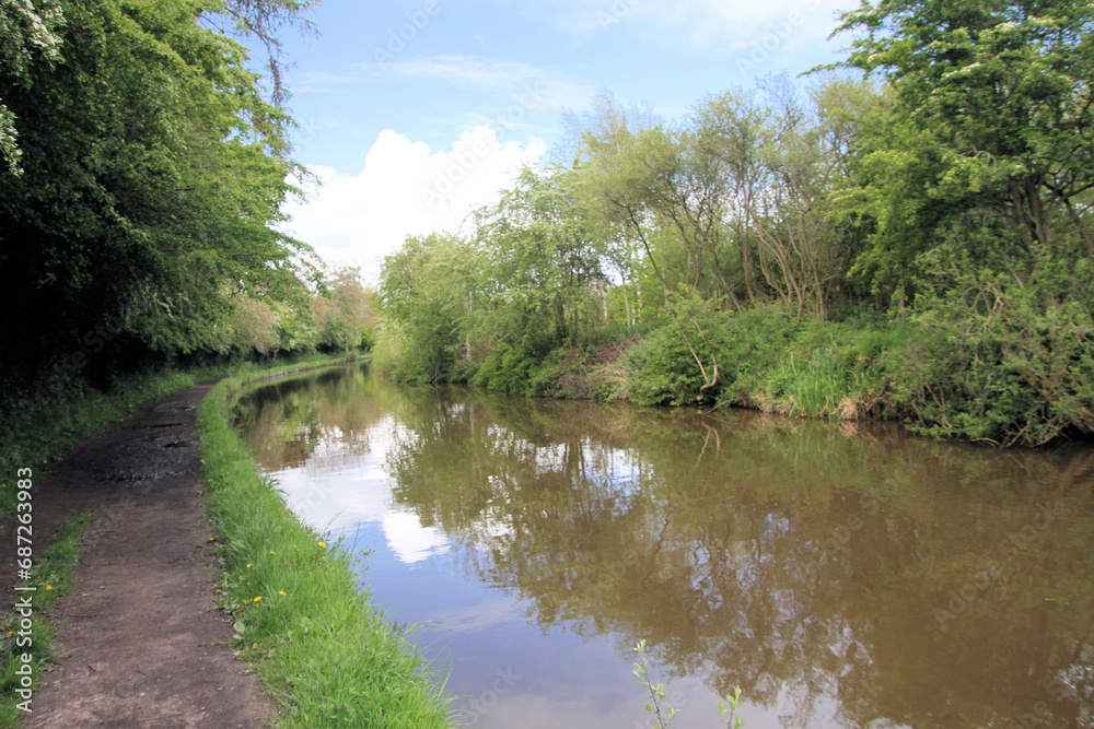 A view of the Shropshire Union Canal at Whitchurch A view of the Shropshire Union Canal at Whitchurch
