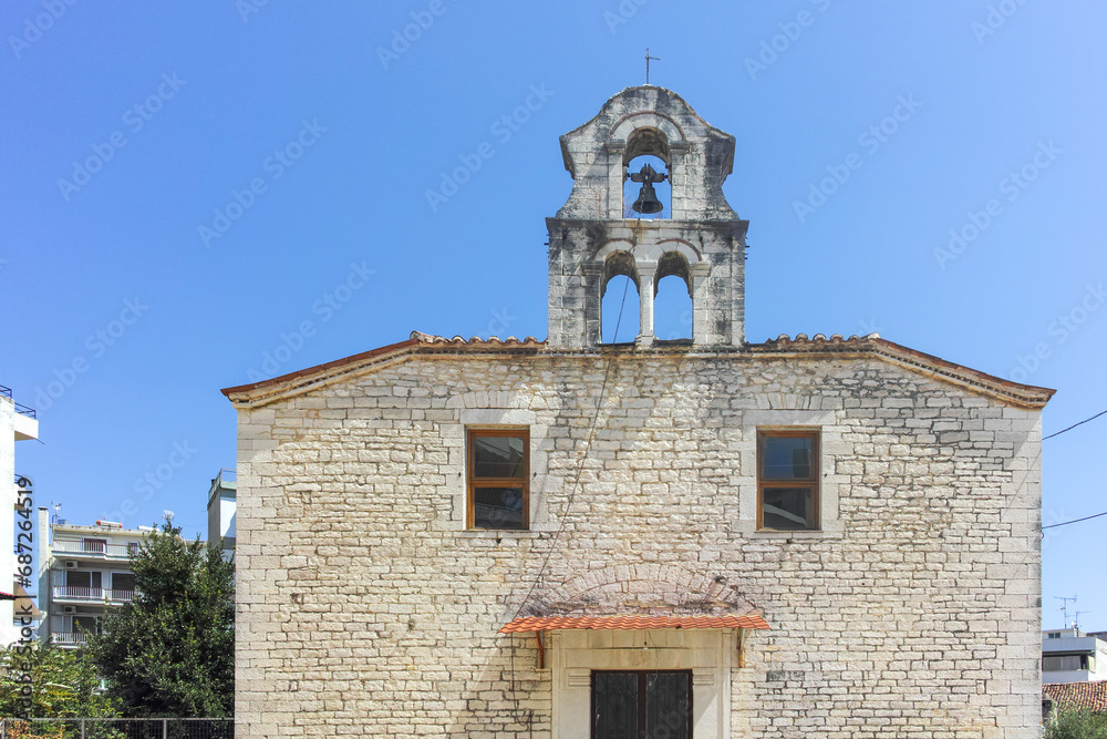 Street and building at town of Arta, Epirus, Greece