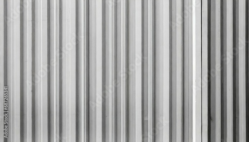 panoramic white metal siding fence striped background