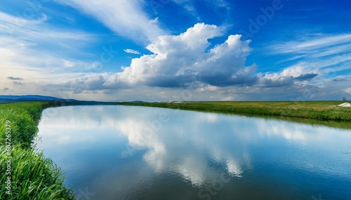 blue sky and clouds