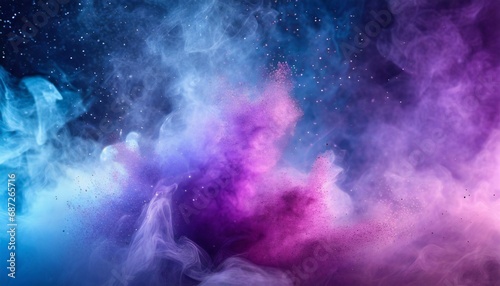 mist texture color smoke spiritual aura purple pink blue haze flow glitter dust particles floating abstract art background photo