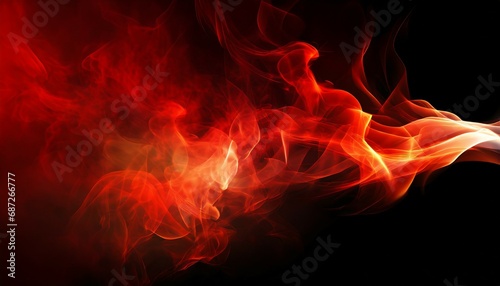 abstract red smoke flames texture generative ai