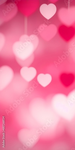 Valentine day themed background. AI generated illustration © vector_master