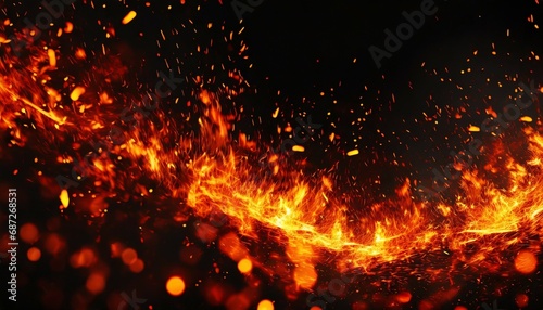 fire embers particles over black background fire sparks background abstract dark glitter fire particles lights effect