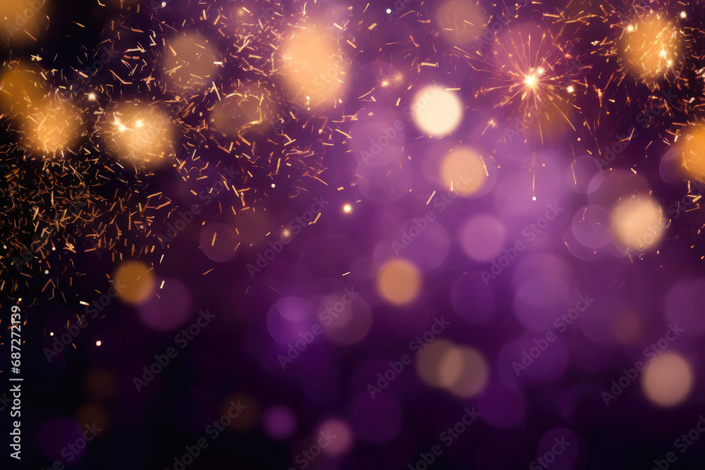 Twilight's Brilliance: Golden Violet Display Twilight's Brilliance: Golden Violet Display