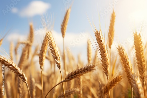 Golden wheat field in summer © Mariia