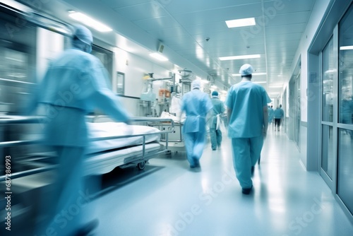 Urgent Care Hospital Corridor Motion