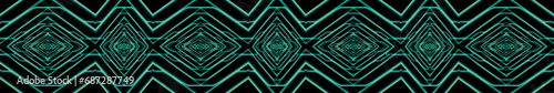 futuristic technology background with black shapes and neon green glowing effect, monochrome geometric design, seamless technology innovation pattern with futuristic effect, ideal for wallpaper, web
