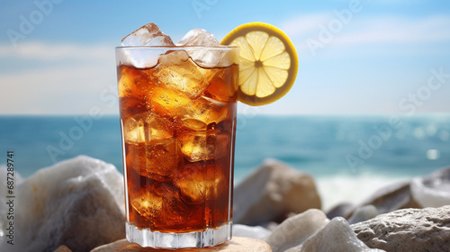 Summer Quencher  Iced Tea Bliss in a Glass