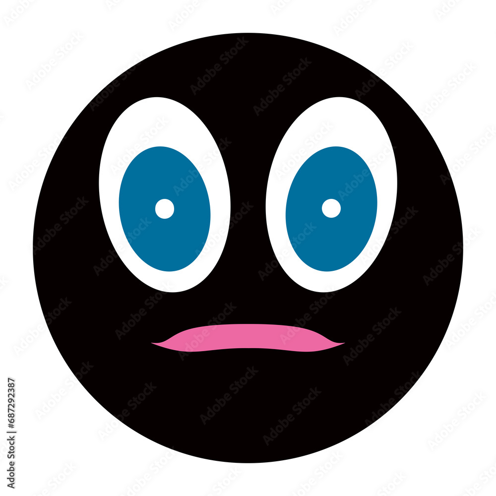 Fototapeta premium Trauriger Smilie