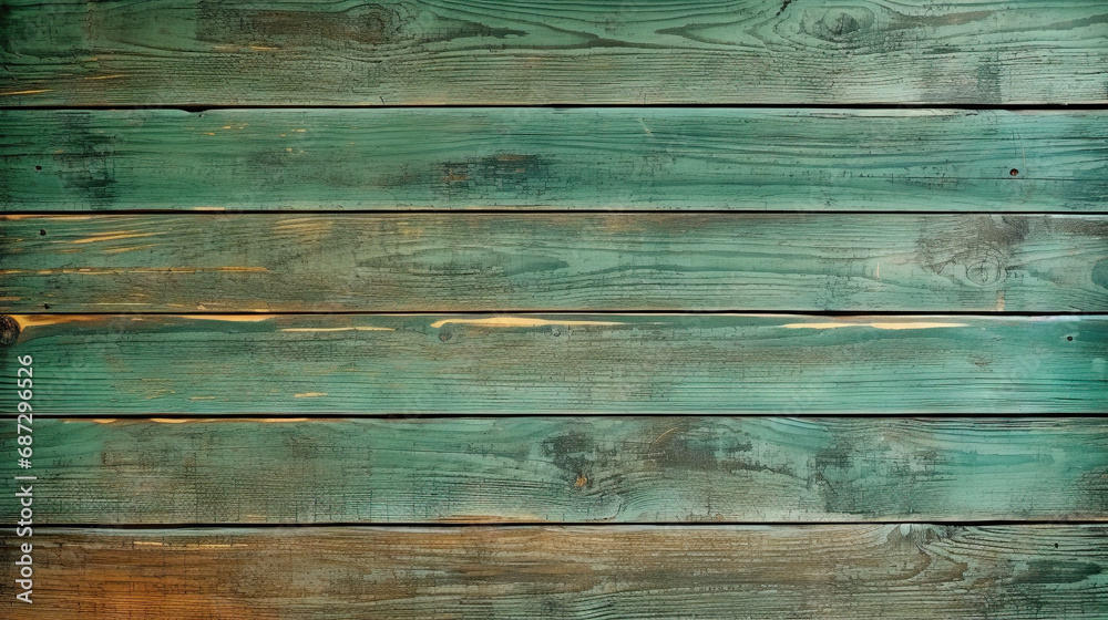 Shabby chic green wooden background, abstract vintage wallpaper, minimalistic backdrop