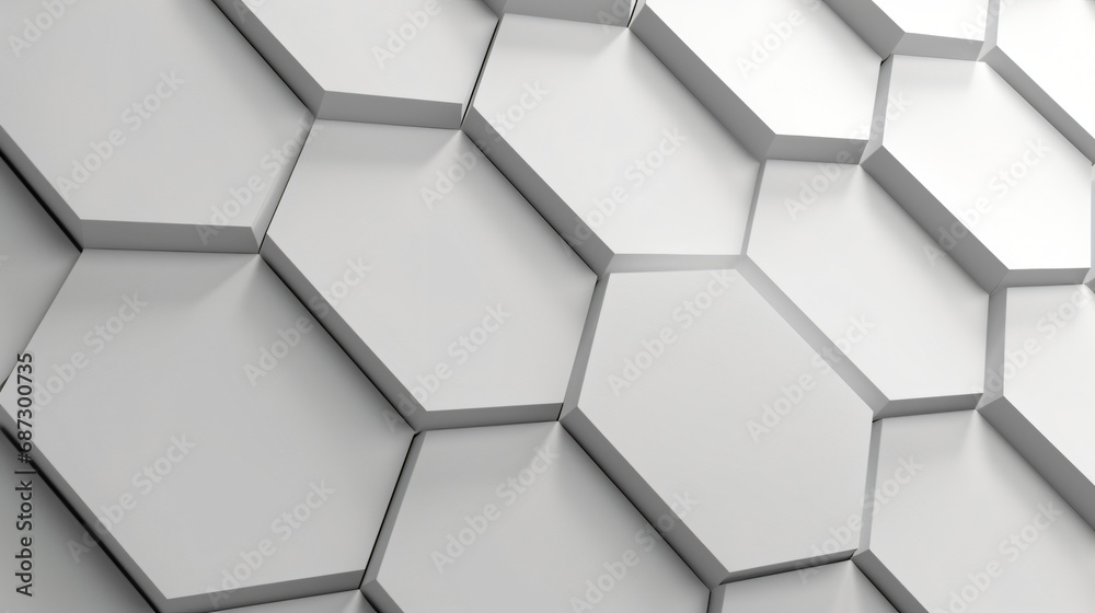 Abstract art background Hexagonal white grey, white background texture, 3d illustration, 3d rendering Abstract art background Hexagonal white grey, white background texture, 3d illustration, 3d rendering