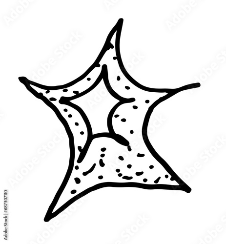 illustration of a star (ID: 687307110)