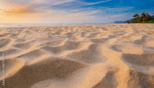 closeup shot of sand texture on the beach as background