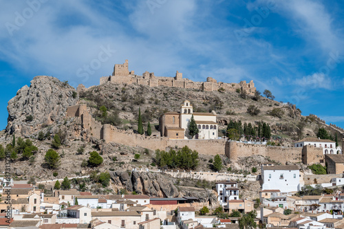 View of the fortified enclosure with the Cristo del Paño sanctuary and the remains of the Arab castle in Moclín (Spain) © Miguel Ángel RM