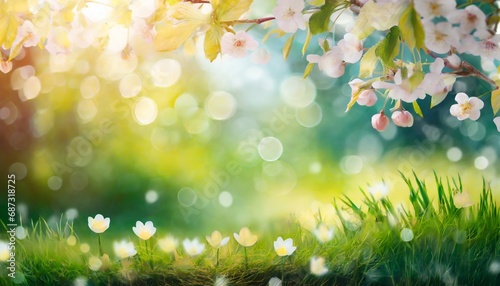 spring background blur