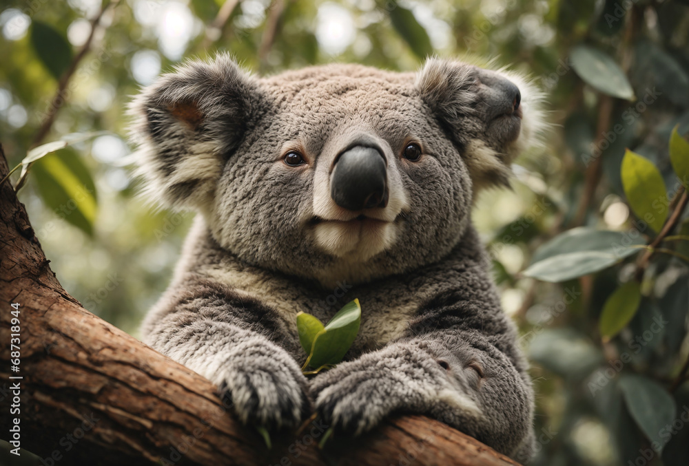Fototapeta premium koala bear in tree