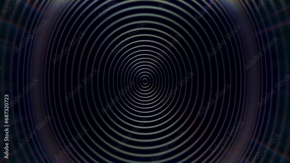 Dreamy Hypnotic Ripple Waves Element