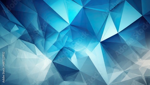 abstract polygon blue background