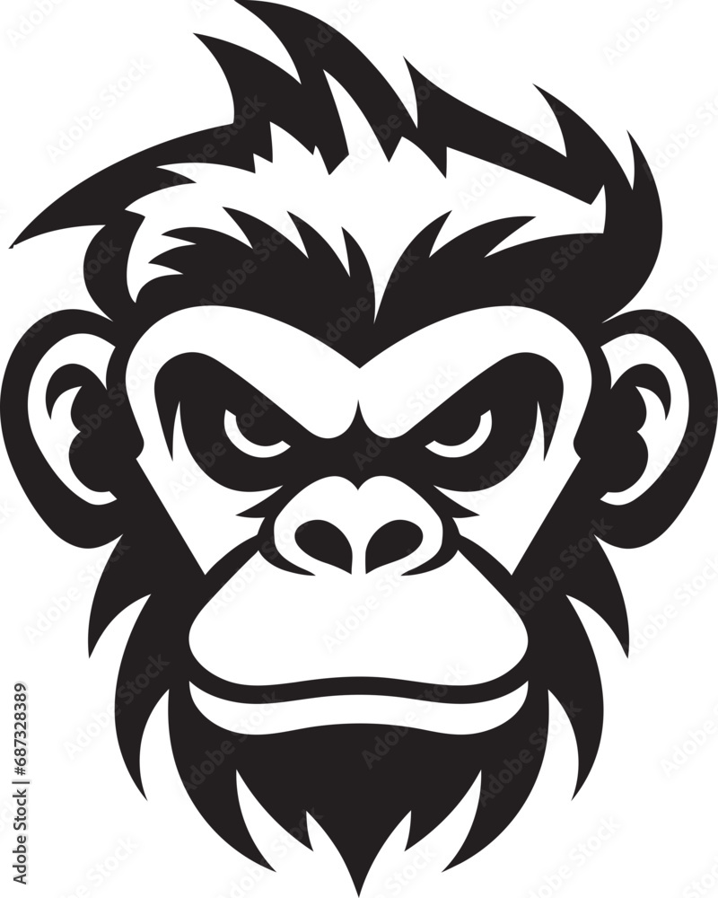 From Sketch to Screen Monkey Vectorization The Wild World of Monkey Vector Art Inspiration and TechniquesThe Wild World of Monkey Vector Art Inspiration and Techniques Monkey Vector Illustration A Cre