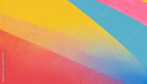 horizontal blank background image of pastel red and yellow and blue and pink rainbow great for copy or text space and great for greeting cards