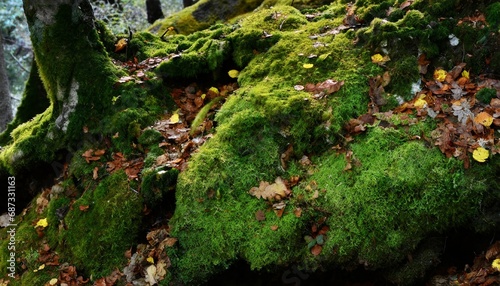 enchanted forest moss texture background luminescent and mystical mossy surface whimsical and enchanting backdrop rare and mystical